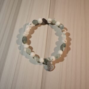 Faith Stone Jewelry Bracelet (Agate Pebble)