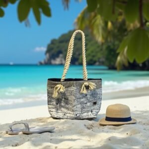 Over The Weekend Purse (Travel Theme)