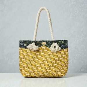 Over The Weekend Purse (White Floral)
